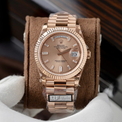 로렉스 데이데이트 - Rolex Day-Date Pink Sundust Dial Weight 186 Grams 40mm