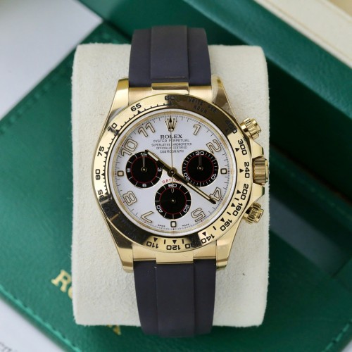로렉스 데이토나 - Rolex Daytona 116519 White Dial 18K Gold Wrapped 40mm