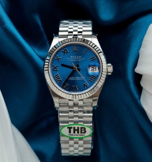 로렉스 데이져스트 - Rolex DateJust Women Blue Dial Jubilee Strap 31mm