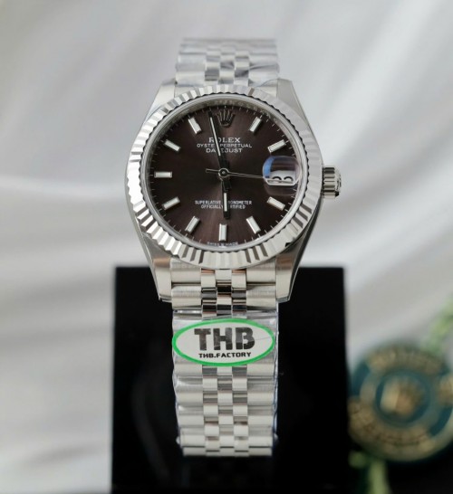 로렉스 데이져스트 - Rolex DateJust Dark Gray Dial Jubilee Strap 31mm