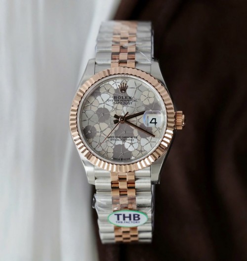 로렉스 데이져스트 - Rolex DateJust Women Flower Dial Jubilee Strap 31mm