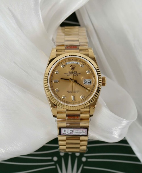 로렉스 데이데이트 - Rolex Day-Date M128238 Yellow Dial Weight 159Gram 36mm