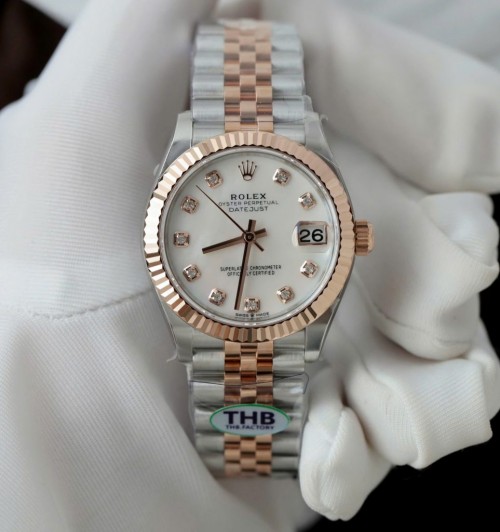 로렉스 데이져스트 - Rolex DateJust Dial MOP Rose Gold 31mm