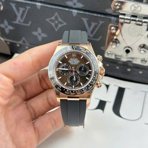 로렉스 데이토나 - Rolex Cosmograph Daytona 126515 Chocolate Dial Rubber Strap 40mm
