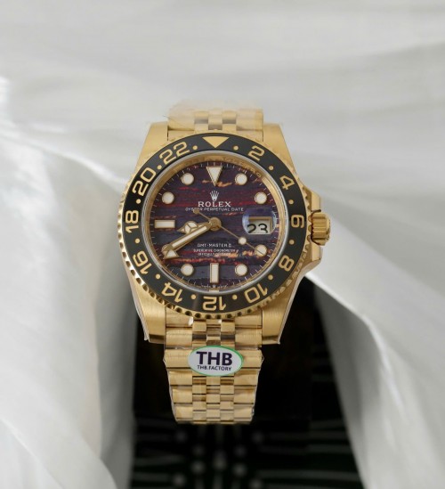 로렉스 지엠티 마스터 - Rolex GMT-Master II 126718GRNR Tiger Eye Stone Dial 40mm