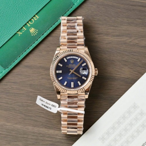 로렉스 데이데이트 - Rolex Day-Date Dial Blue Weight 186Gram 18K Gold Wrapped 40mm
