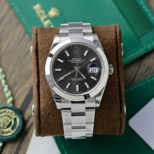 로렉스 데이져스트 - Rolex DateJust 126300 Men Dial Gray 41mm