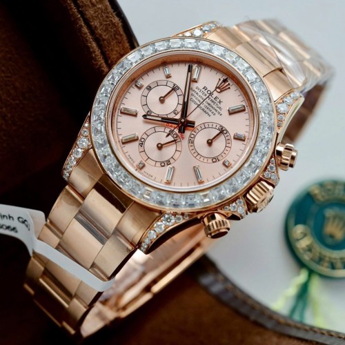 로렉스 데이토나 - Rolex Daytona 126595TBR Gold Wrapped And Moissanite Diamonds 40mm
