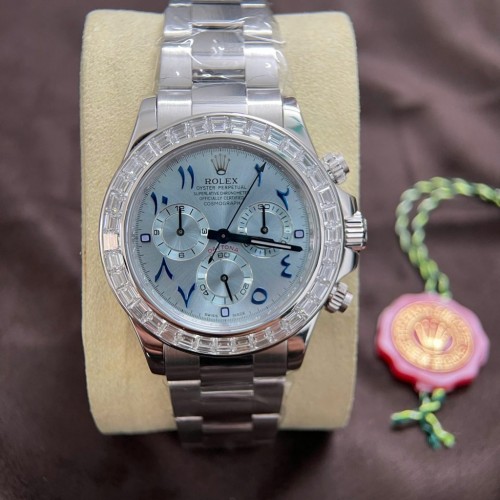 로렉스 데이토나 - Rolex Daytona 18K Solid White Gold Baguette Diamonds 40mm