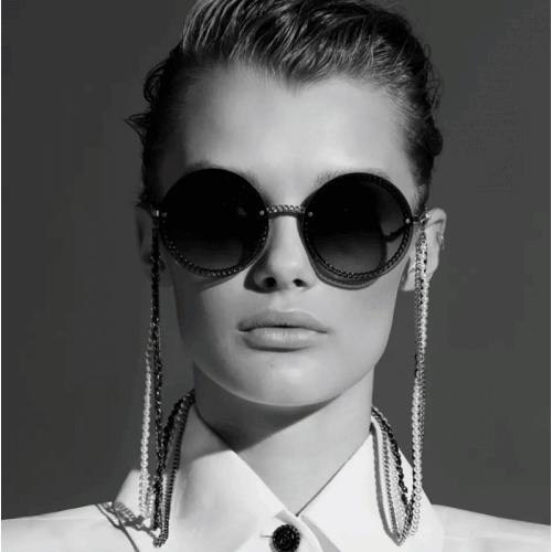 [트렌디]Chanel 2019 Womens CC Logo Pearl Charm Metal Frame Sunglasses - 샤넬 여성 CC로고 진주 참장식 메탈 프레임 선글라스 Cnl0393x.Size(58