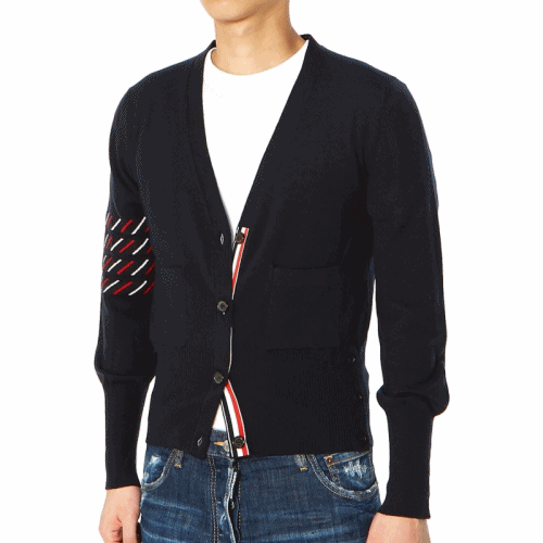Thom Browne 2019  Mm/Wm V-neck Cardigan 