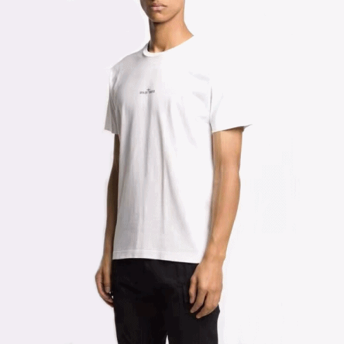 [스톤아일랜드]Stone Island 2020 Mens Logo Cotton Short Sleeved Tshirts - 스톤아일랜드 2020 남성 로고 코튼 반팔티 Sto0111x.Size(m 