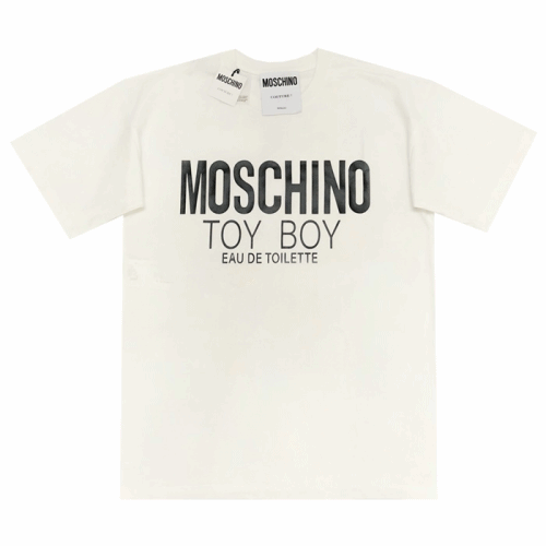 [모스키노]Moschino 2019 Mm/Wm Logo Cotton Short Sleeved Tshirt - 모스키노 2019 남자 로고 코튼 반팔티 Mos0054x.Size(s 