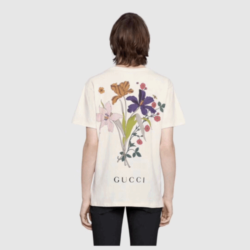 Gucci 2019 Mm/Wm Printing Logo Slim Fit Cotton Short Sleeved Tshirt - 구찌 남자 프린팅 로고 슬림핏 코튼 반팔티 Guc01010x.Size(xs 
