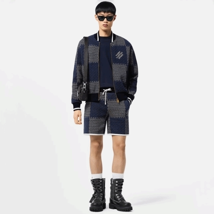 루이비통 남성 다미얼 반바지 - Louis vuitton Mens Damier Half