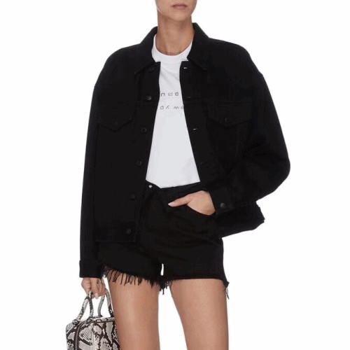 [알렉산더왕]Alexander wang 2020 Womens Modern Denim Short Trousers - 알렉산더왕 2020 여성 모던 데님 반바지 Ale0054x.Size(25 