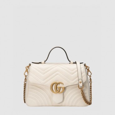 ✨구찌 여성 GG 마몽 스몰 탑 핸들백 - Gucci Womens GG Marmont Small Top Handle Bag - gub14740x