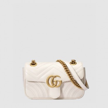 ✨구찌 여성 GG 마몽 마틀라세 미니 숄더백 - Gucci Womens GG Marmont Matelassé Mini Shoulder Bag - gub14736x