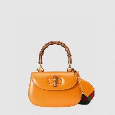 ✨구찌 여성 뱀부 스몰 탑 핸들백 - Gucci Womens Bamboo Small Top Handle Bag - gub14695x