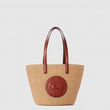 끌로에 여성 라지 Horse Medal 바스켓 