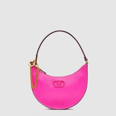 발렌티노 여성 미니 브이로고 시그니처 호보백 