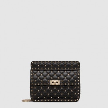 발렌티노 여성 미디엄 락스터드 스파이크 백 