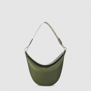 로에베 여성 자카드 스트랩 루나백 