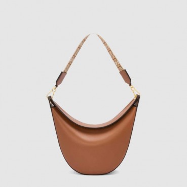 로에베 여성 자카드 스트랩 루나백 