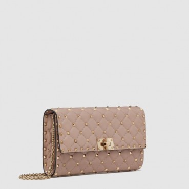 발렌티노 여성 락스터드 스파이크 체인 백 