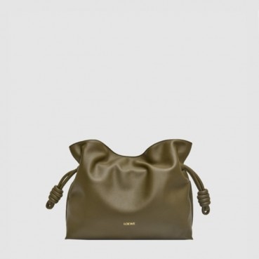 로에베 여성 미디엄 플라멩코 클러치 