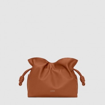 로에베 여성 미디엄 플라멩코 클러치 