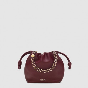 로에베 여성 미니 플라멩코 펄스 백 