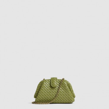 보테가베네타 여성 스몰 로렌 체인 클러치 