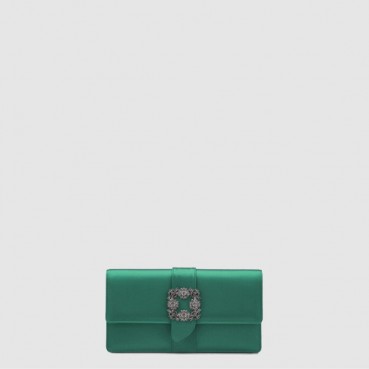 마놀로 블라닉 여성 카프리 버클 클러치 