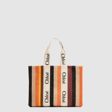 끌로에 여성 우디 토트 백 라지 