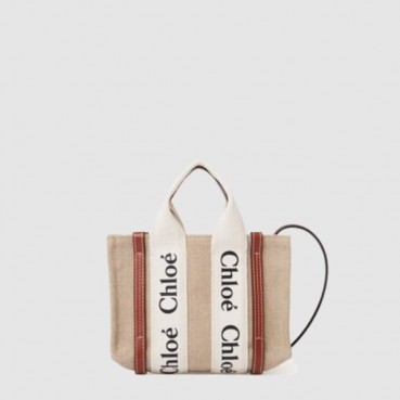 끌로에 여성 우디 스트랩 토트 백 미니 