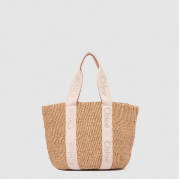 끌로에 여성 우디 바스켓 백 라지 