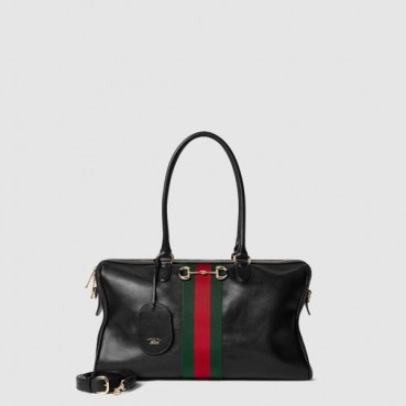 구찌 여성 보르세토 라지 보스턴백 