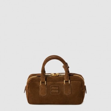 미우미우 여성 아르카디 탑 핸들 백 