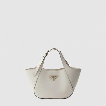 프라다 여성 미디엄 가죽 토트백 1BG483 