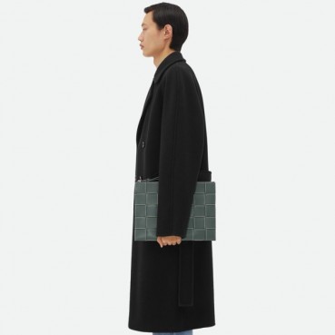 보테가베네타 남성 그레이 클러치 