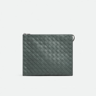 보테가베네타 남성 그레이 클러치 
