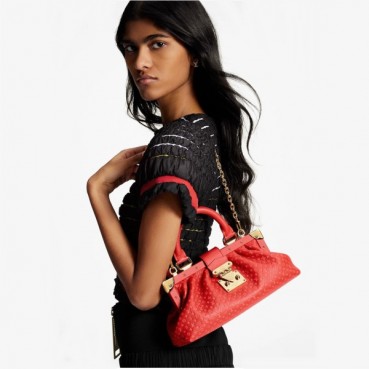 루이비통 여성 레드 클러치백  