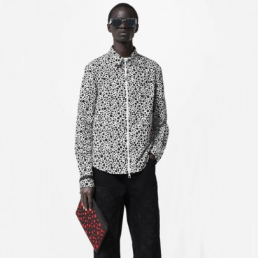 루이비통 남성 레드 클러치 