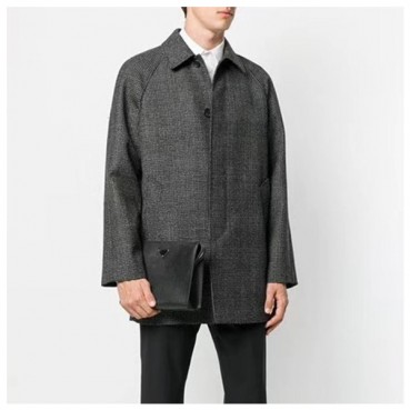 프라다 남성 블랙 클러치백 