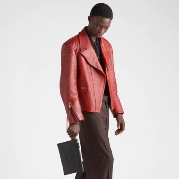 프라다 남성 블랙 클러치백 