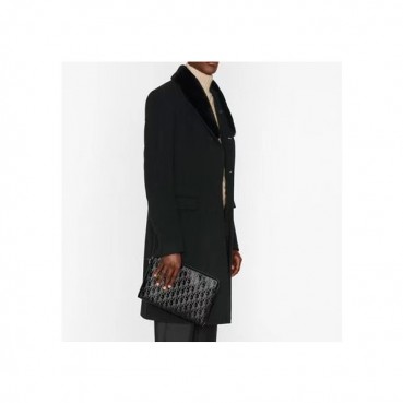 디올 남성 블랙 오블리크 클러치 