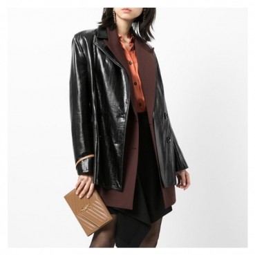 입생로랑 여성 베이지 클러치 