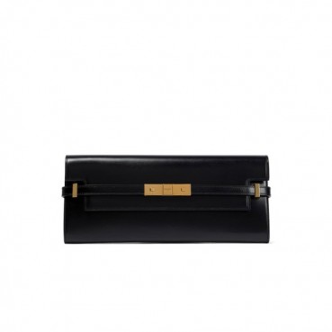 입생로랑 여성 블랙 클러치 