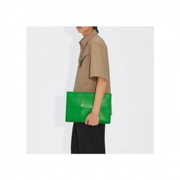 보테가베네타 남성 클래식 그린 클러치 